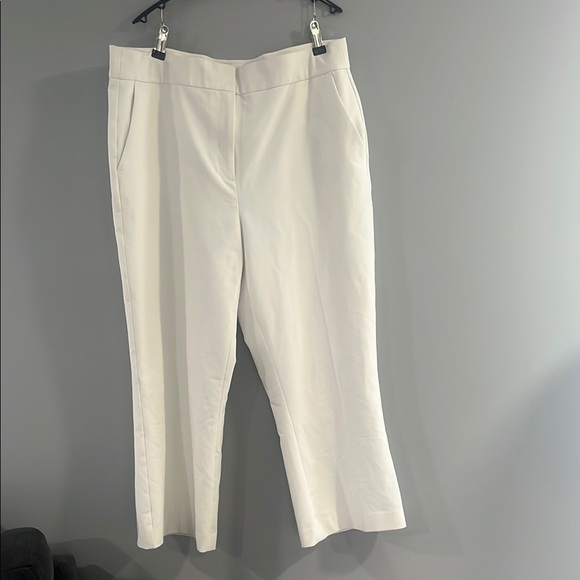 Tommy Hilfiger White Boot Cut Flare Pants - Picture 1 of 7